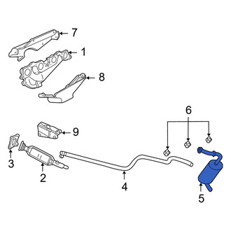 Dodge OE - Exhaust Muffler