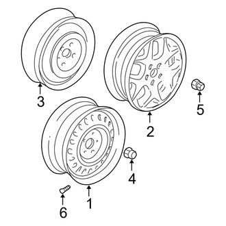 Dodge OE - Wheels (Base / ACR / ES / R/T / S / SE)