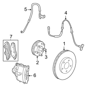Dodge OE - Front Suspension - Brake Components