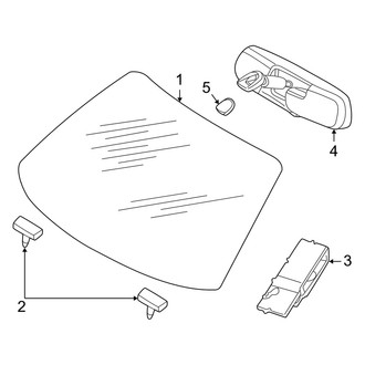 Dodge OE - Windshield - Glass