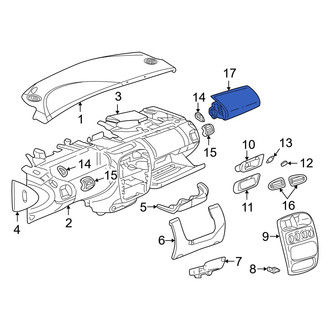 Dodge OE - Upper Instrument Panel Air Bag