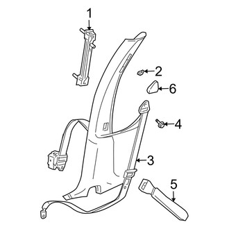 Dodge OE - Restraint Systems - Front Seat Belts