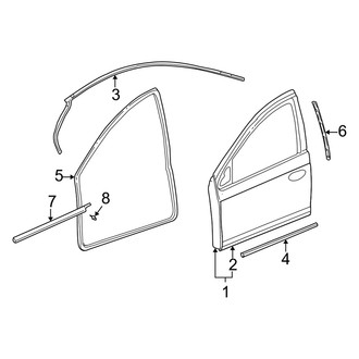Dodge OE - Front Door - Door & Components