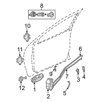 Dodge OE - Front Door - Lock & Hardware