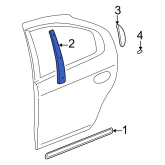 Dodge Neon Door Moldings | Side, Edge, Belt – CARiD.com