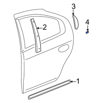 Dodge OE - Rear Door Emblem
