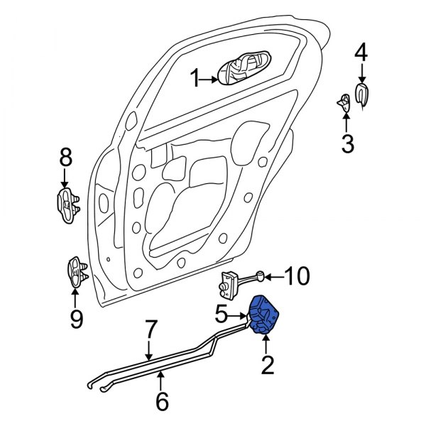 Door Latch Assembly