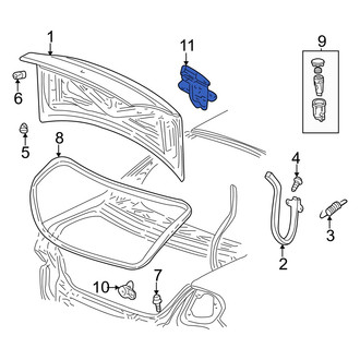 Dodge OE - Rear Deck Lid Latch