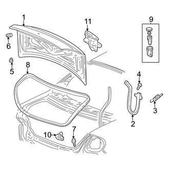 Dodge OE - Trunk Lid - Lid & Components