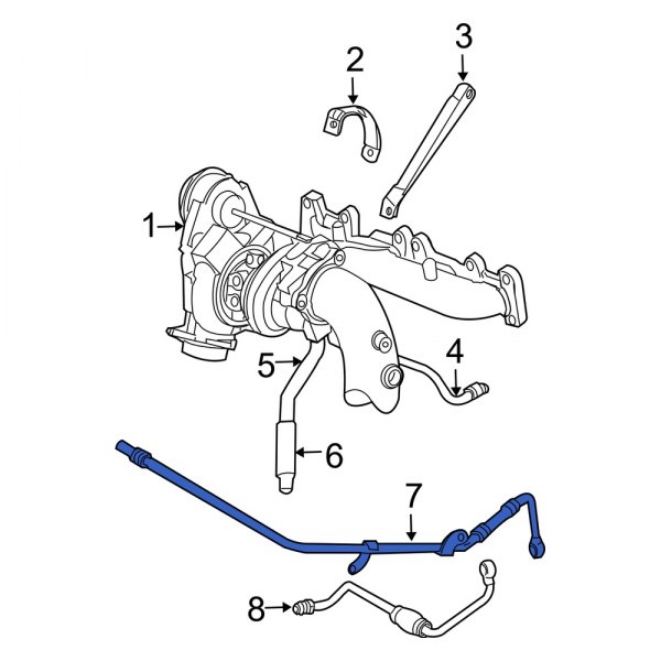 Turbocharger Oil Line