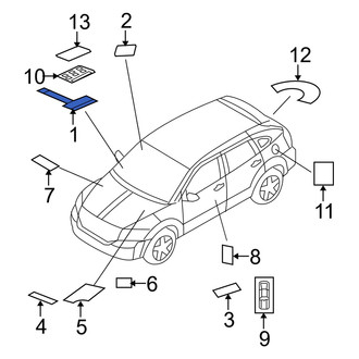 Dodge OE - Air Bag Information Label