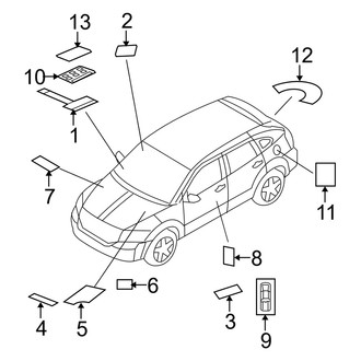 Dodge OE - Information Labels - Labels