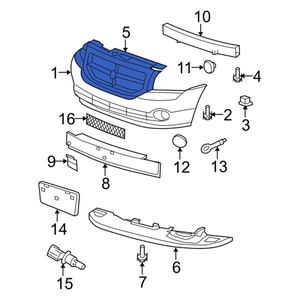 Radiator Support Access Cover