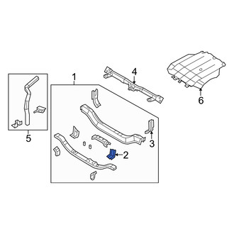 Dodge OE - Left Radiator Support Bracket