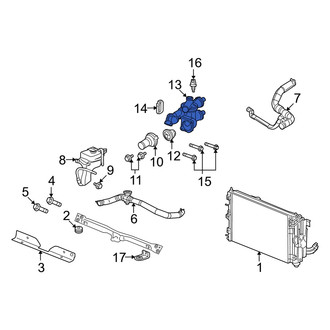 Dodge OE - Upper Engine Coolant Thermostat Housing