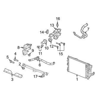 Dodge OE - Cooling - Radiator & Components (2.0L)