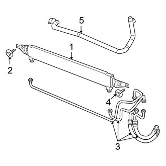 Dodge OE - Cooling - Trans Oil Cooler (2.0L / 2.4L Gas Automatic CVT Tr)