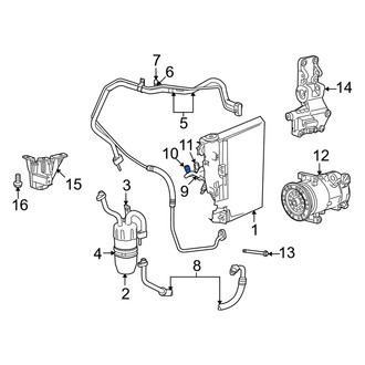 Dodge OE - A/C Service Valve Cap