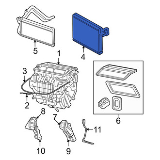 Dodge OE - A/C Evaporator Core