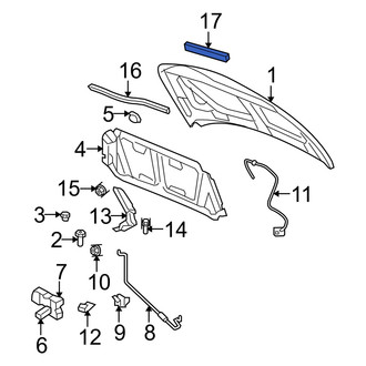 Dodge OE - Lower Hood Seal