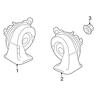 Dodge OE - Electrical - Horn