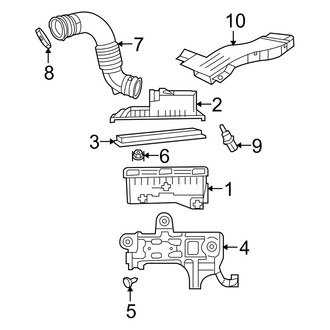Dodge OE - Engine / Transaxle - Air Intake (1.8L)