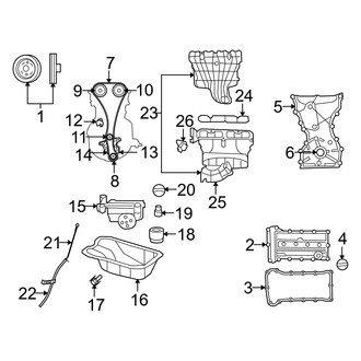 Dodge OE - Engine / Transaxle - Engine Parts (1.8L)