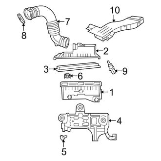Dodge OE - Engine / Transaxle - Air Intake (2.0L Gas)