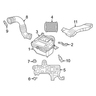 Dodge OE - Engine / Transaxle - Air Intake (2.4L)