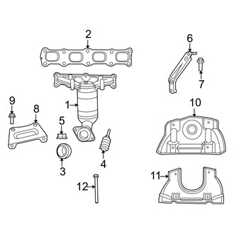 Dodge OE - Exhaust System - Manifold (AWD)