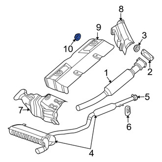 Dodge OE - Exhaust Heat Shield Nut