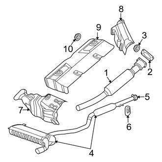 Dodge OE - Exhaust System - Exhaust Components (2.4L)