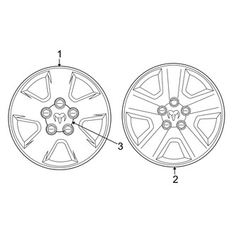 Dodge OE - Wheels - Wheel Covers & Trim
