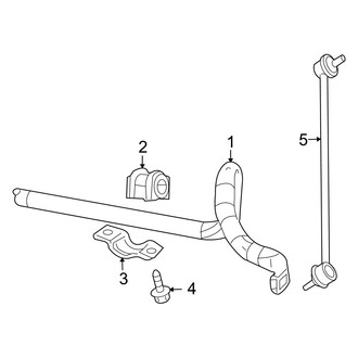 Dodge OE - Front Suspension - Stabilizer Bar & Components