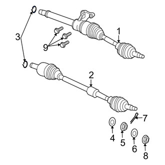 Dodge OE - Drive Axle Shaft Lock C-Clip