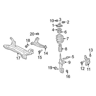 Dodge OE - Front Suspension - Suspension Components (AWD)