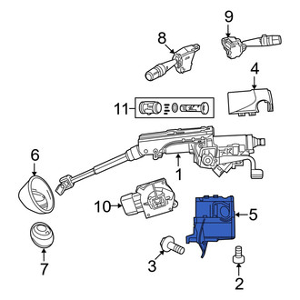 Dodge OE - Lower Steering Column Cover