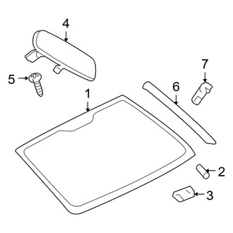 Dodge OE - Windshield - Glass