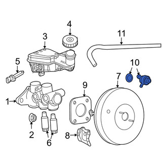 Dodge OE - Power Brake Booster Check Valve