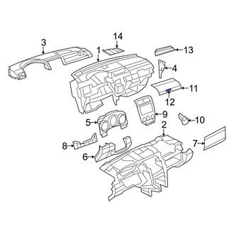 Dodge OE - Front Glove Box Latch