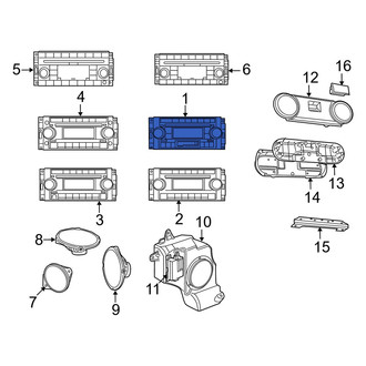 Dodge OE - Radio Control Unit