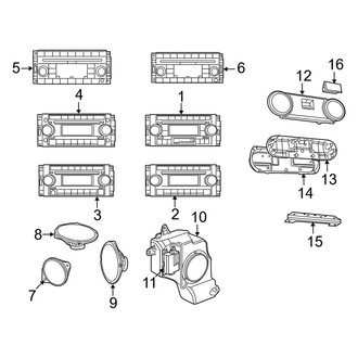 Dodge OE - Instrument Panel - Sound System