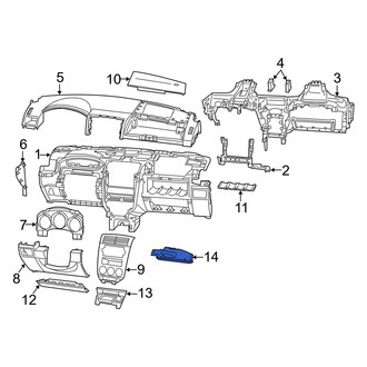 Dodge OE - Instrument Panel Knee Bolster