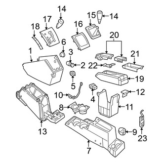 Dodge OE - Console - Center
