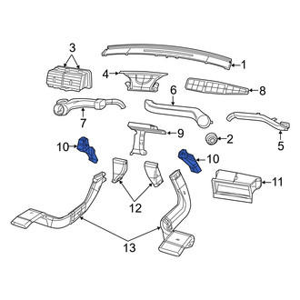 Dodge OE - Left Upper Cabin Air Intake Duct