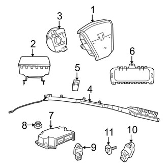 Dodge OE - Restraint Systems - Air Bag Components