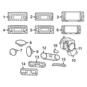 Dodge OE - Instrument Panel - Sound System