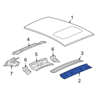 Dodge OE - Roof Header Panel