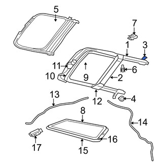 Dodge OE - Sunroof Frame Bracket