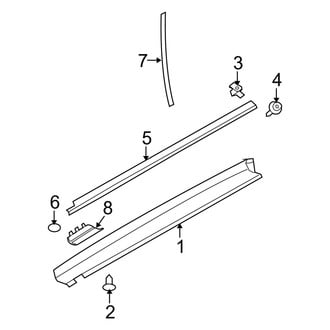 Dodge OE - Pillars, Rocker & Floor - Exterior Trim